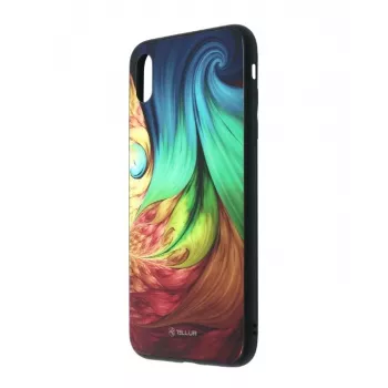 Szkło ochronne do iPhone XS Tellur — drukowany wzór hipnotyzujący