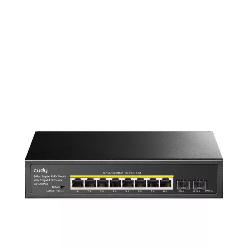 Niezarządzalny przełącznik Cudy GS1008PS2 Gigabit Ethernet 8 portów PoE