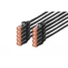 Digitus DK-1644-010-BL-10 Przewód krosowy Ethernet Czarny