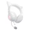 Zestaw słuchawkowy Razer Kraken Kitty V2 przewodowy USB typu A biały — wokółuszny, z pałąkiem nagłownym, 20–20000 Hz, kabel 2 m