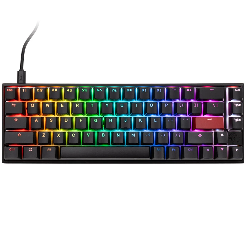Klawiatura Ducky Mecha Pro SF, gaming, USB, angielski (USA), czarna