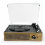 Gramofon audio z napędem paskowym Technaxx TX-186 Czarny Drewno Bluetooth 10 m