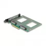 Wewnętrzny adapter U.2 DeLOCK 90162 Interfejs hosta PCIe Wskaźniki LED