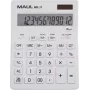 Maul MXL 12 kalkulator biurkowy Biały Wyświetlacz (cyfry): 12 zasilany bateryjnie, zasilany energią słoneczną (S x W x G) 155 x 205 x 35 mm (7267002)