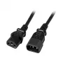EFB-Elektronik IEC Power Extension kabel C14 180° - C13 180°, czarny, 2,0 m, 3 x 0,75 mm² Producent: EFB Elektronik (EK503.2)