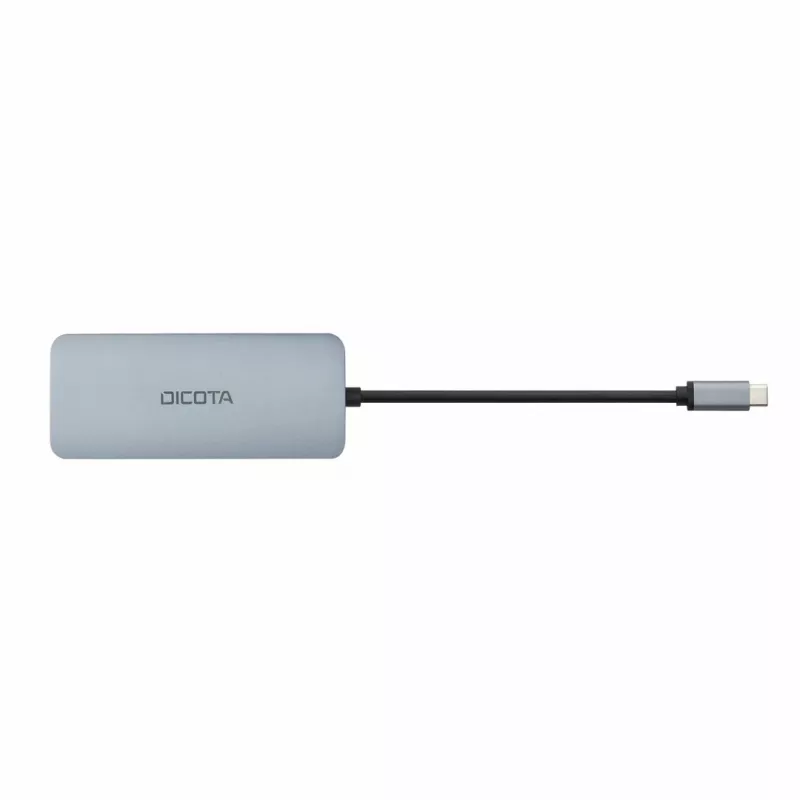 Dicota USB-C 8-in-1 Multi Hub 4K PD 100W srebrny