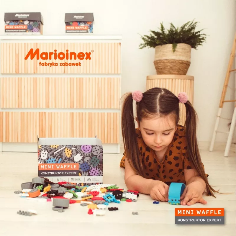 Marioinex Mini Waffle klocki konstrukcyjne Constructor Expert, 501 elementów