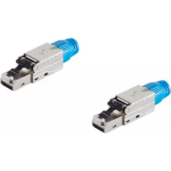 Złącze RJ45 ShiverPeaks BS08-45004-2 Cat 8.1 konfigurowalne w terenie, metalowe