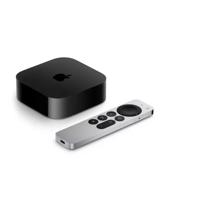 Apple TV 4K Czarny Srebrny 4K Ultra HD 64 GB Wi-Fi A15