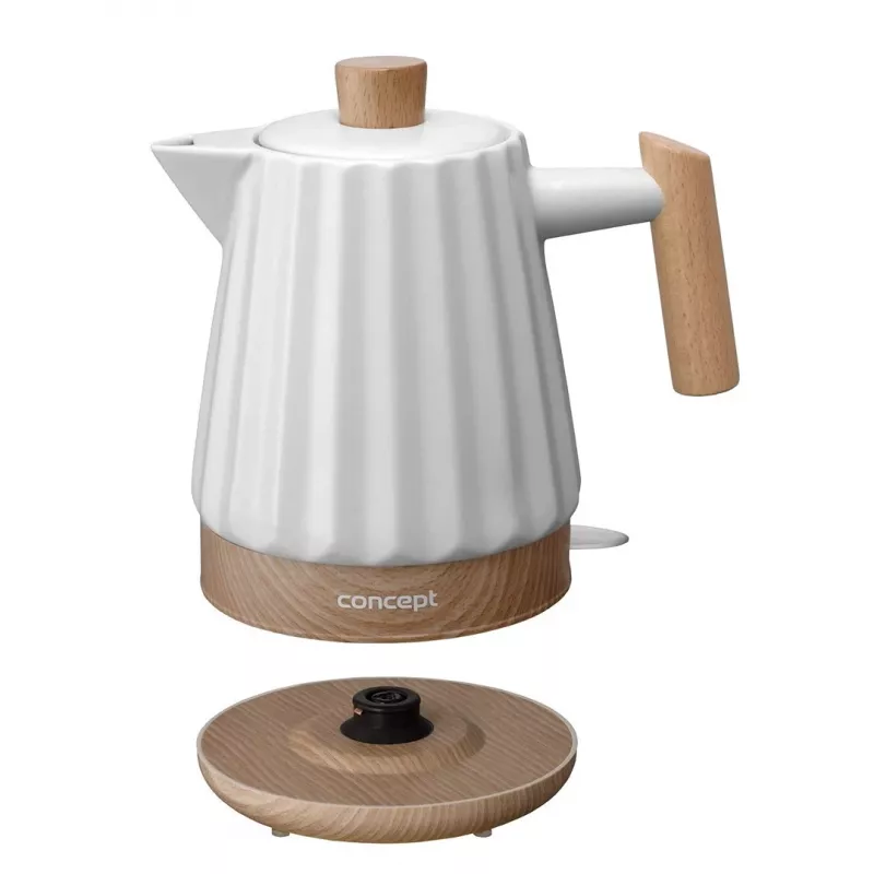 Czajnik elektryczny ceramiczny Concept RK0090 1,5 l Biały