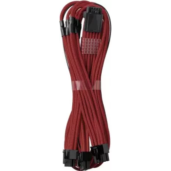 CableMod 12VHPWR na 3× PCIe kabel ModMesh 60 cm — CableMod C-Series Pro (ciemnoczerwony)