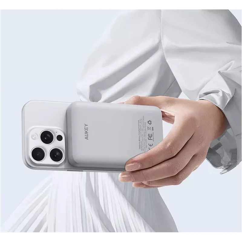 Przenośny powerbank PB-MS04 Biały 10000mAh