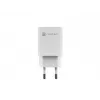 Przewodowa ładowarka do urządzeń mobilnych NATEC NUC-2140, 30W, USB-C PD 3.0 + USB-A, Samsung AFC, Biała