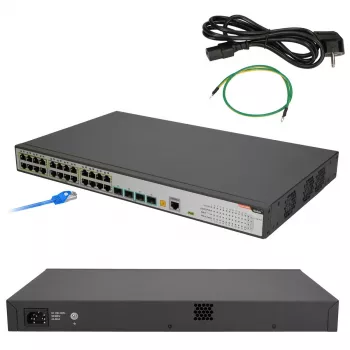 Przełącznik zarządzalny FiberHome S4820-28T-X-PE-AC L2/L3 Gigabit Ethernet 24 porty PoE