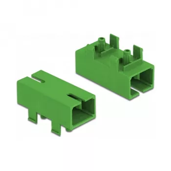 Optic Fiber Coupler PCB SC Simplex female to SC Simplex female DeLOCK 86932
