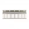Uchwyt keystone 12-portowy uchylny do montażu w szafie 10-calowej i 19-calowej/na ścianie, DELOCK 67040, metal/tworzywo, srebrny, 77×222×27 mm