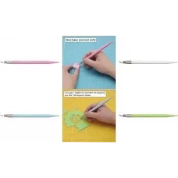 Nóż uniwersalny NT Cutter D-401P zielony, z wysuwanym ostrzem, kompaktowa konstrukcja