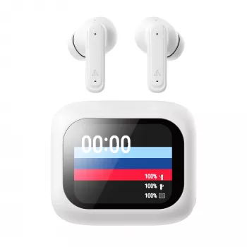 Słuchawki SBOX EB-TWS08-W Touch Screen Display Białe