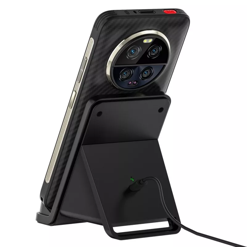 UleFone ładowarka do smartfona do użytku wewnętrznego WCS01 — 50 W USB Type-C, szybkie ładowanie bezprzewodowe, czarna