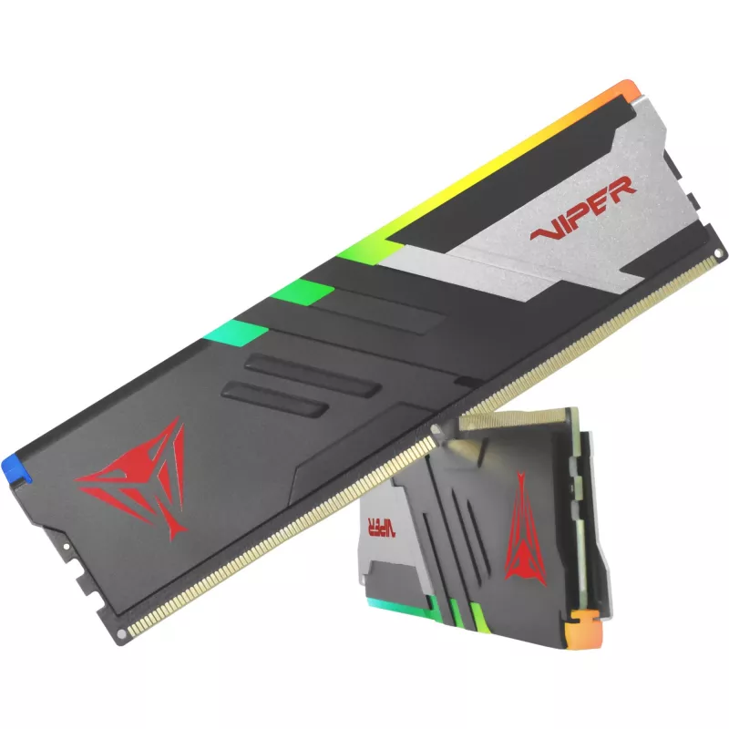 Zestaw pamięci RAM Patriot Viper Venom RGB PVVR532G720C34K DDR5-7200 32 GB (2x 16 GB) CL34, Intel XMP 3.0, czarny