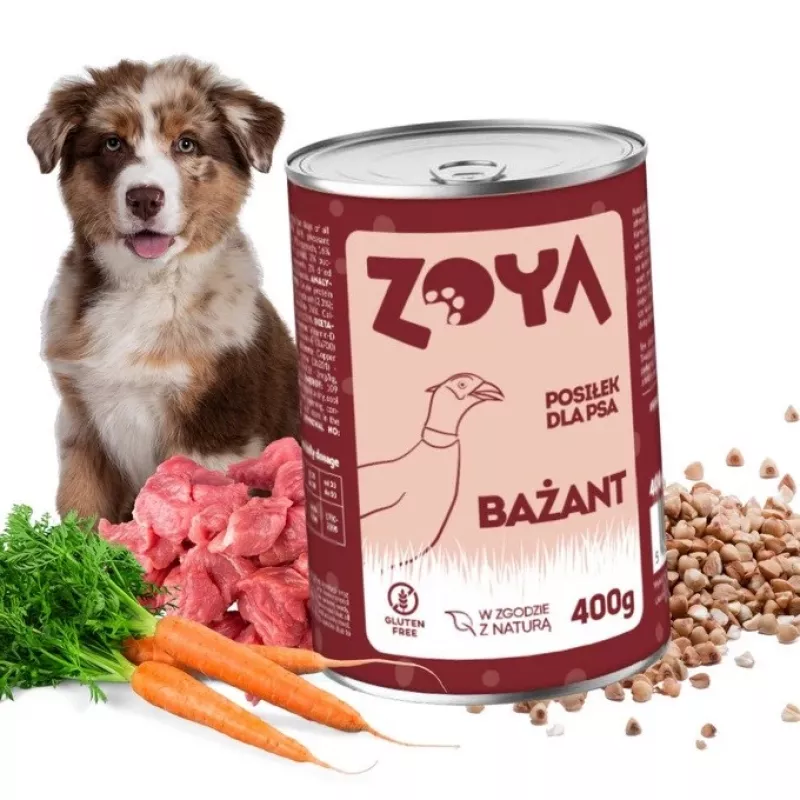 ZOYA Pheasant – mokra karma dla psa 400g
