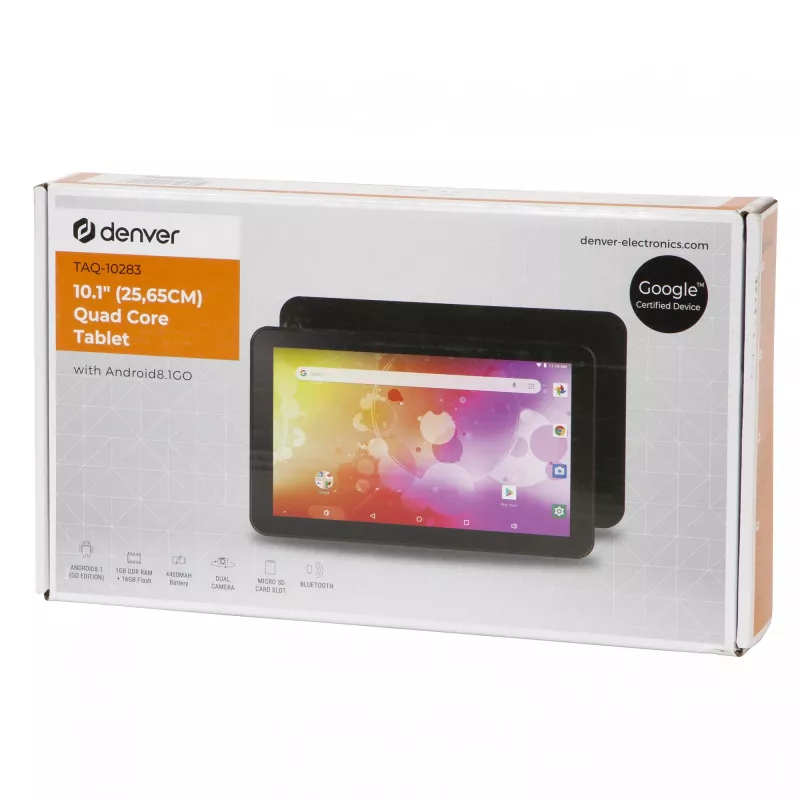 Tablet Denver TAQ-10283 10.1 cala 1.2 GHz 1 GB RAM 16 GB Android 8.1