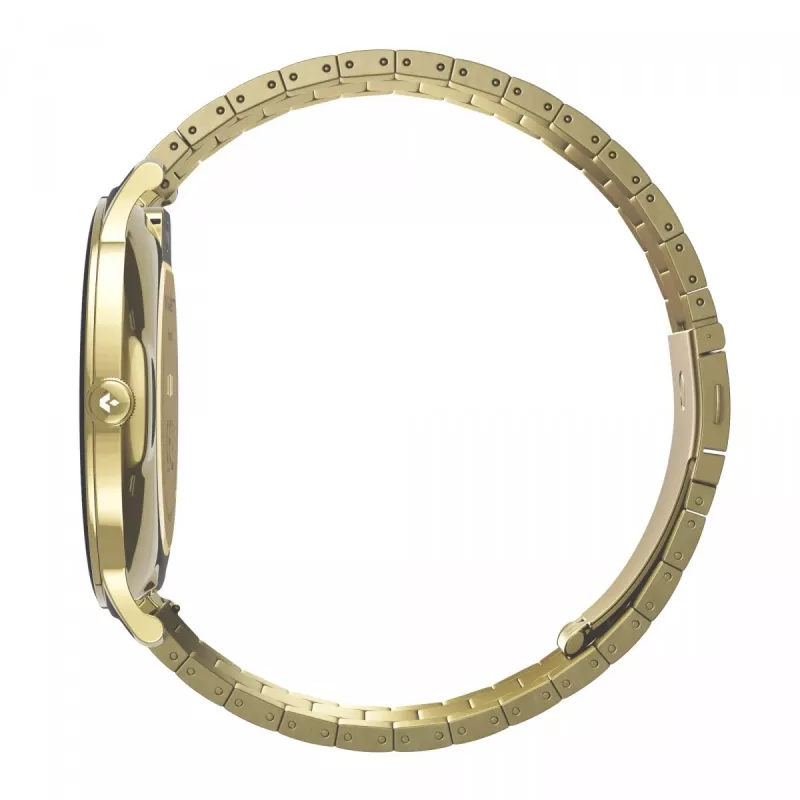 Smartwatch Garett Verona 2 Gold Steel z Bluetooth i monitorem pracy serca