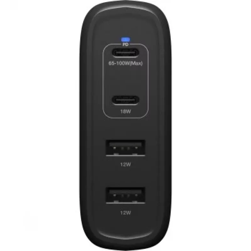 Ładowarka ścienna OTTERBOX 78-81343 100W GaN z 2 portami USB-C i 2 portami USB-A