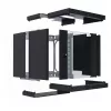 EFB Elektronik 19 Wandgehäuse X-Rack mit Glastür 400-600mm schw. - Wandgehäuse (WGX-1206TS.G1)