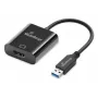 Konwerter audio i wideo USB-A na HDMI MediaRange MRCS232, kabel 20 cm, czarny