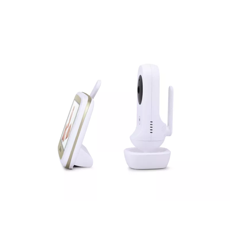 Motorola 5.0” Wi-Fi Video Baby Monitor z uchwytem Stargrip do łóżeczka | VM45 Connect | Biały
