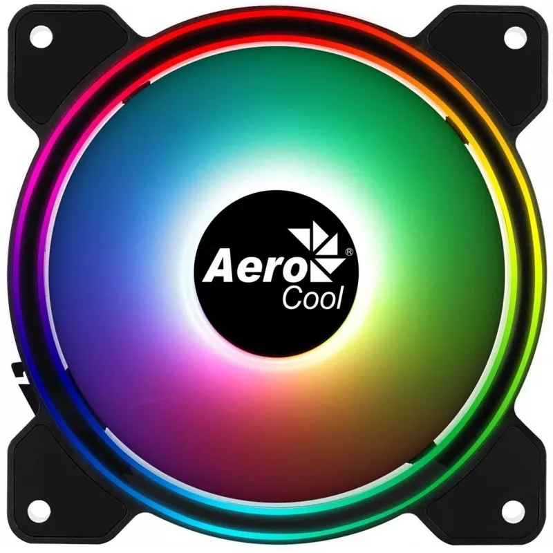 Wentylator obudowy AEROCOOL 120 mm Saturn 12F ARGB, 120x25 mm, 12 V, PWM, 1000 RPM, 35.8 CFM, 19.6 dB