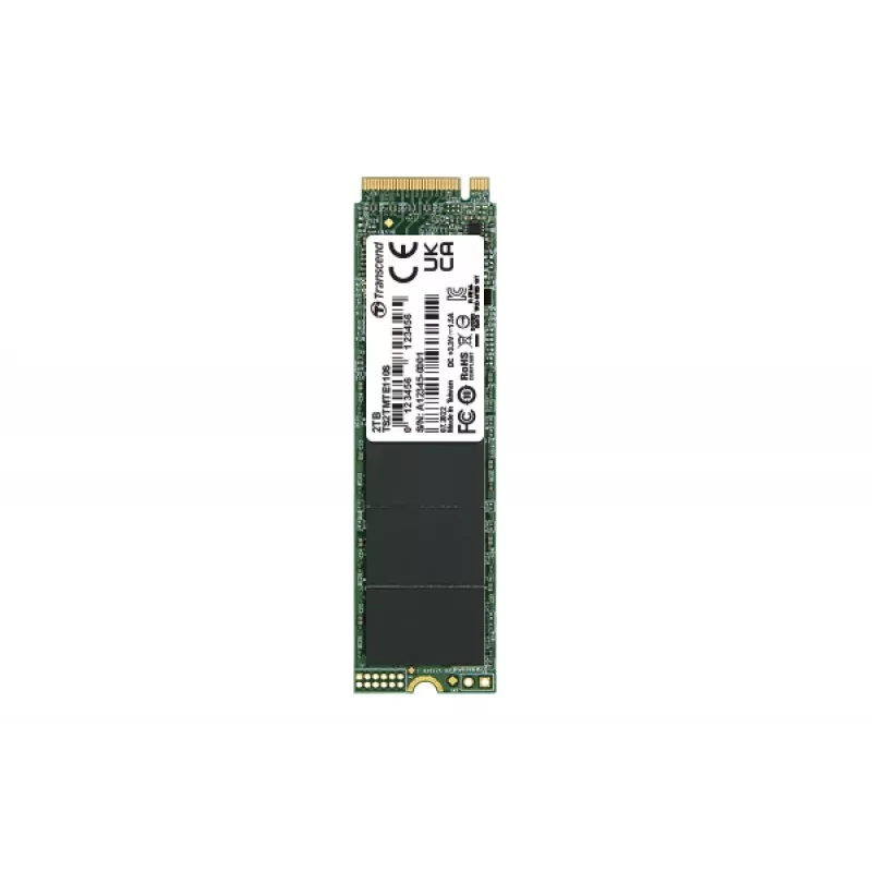 Dysk SSD Transcend 2 TB M.2 PCIe Gen3 x4 NVMe TS2TMTE110S