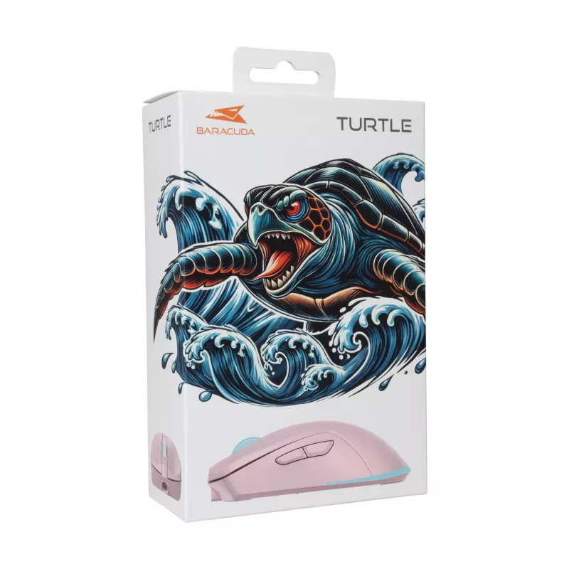 Mysz Baracuda BGM-124 Turtle Pink TURTLE-P