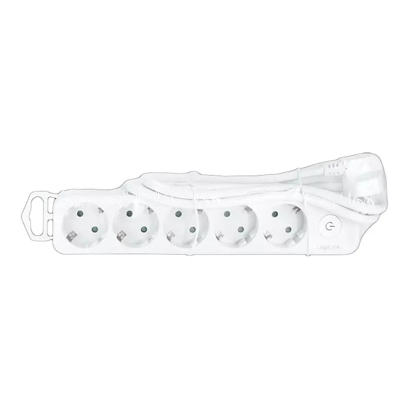 LogiLink LPS246. Kabellänge: 1,5 m, Anzahl der AC-Ausgänge: 5 AC-Ausgänge, Unterstützung von Positionierung: Indoor. AC Eingangsspannung: 250 V, Maxim