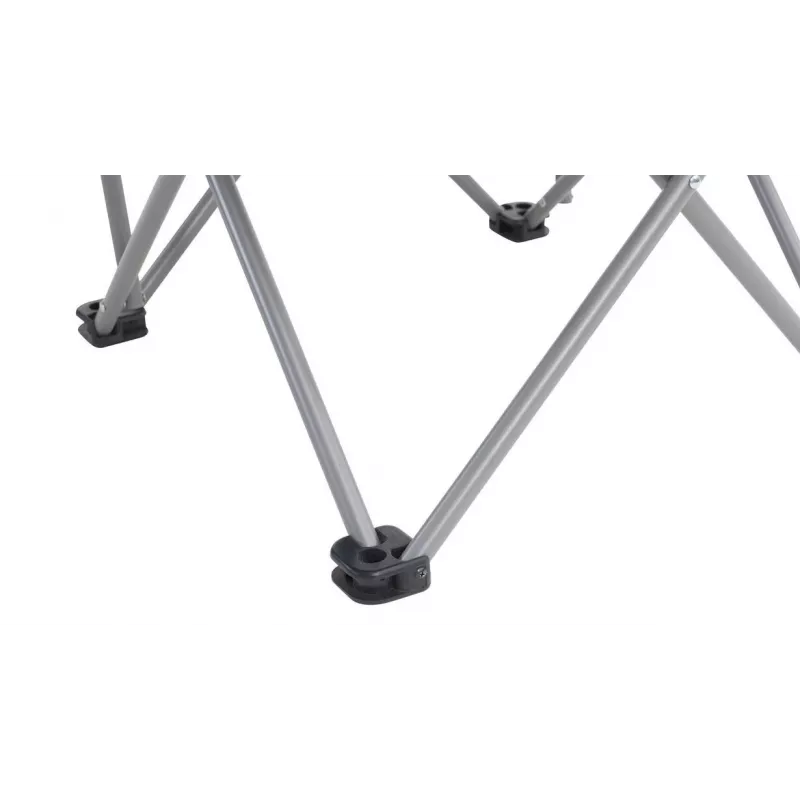 Krzesło turystyczne Outwell 470474 — składane krzesło 4-nożne, maksymalne obciążenie 150 kg, czarno-szare