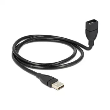Kabel USB DeLOCK 1m USB 2.0 USB A Czarny