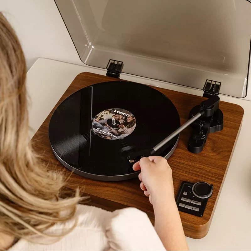 Gramofon Lenco LBTA-165 drewno z łącznością Bluetooth