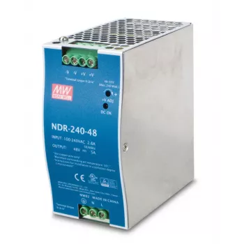 Zasilacz PLANET PWR-240-48 240 W niebieski, szary