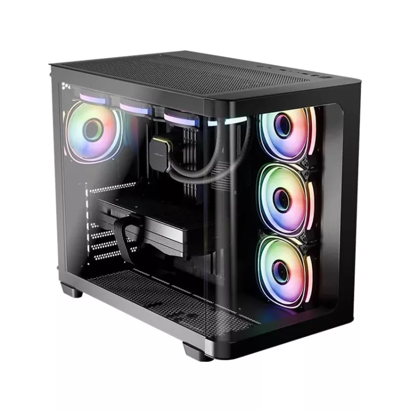Obudowa komputerowa LC-Power LC-8001B-ON Midi Tower Czarna