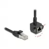 Kabel sieciowy DeLOCK 81097 RJ-45 Cat6 1 m Czarny