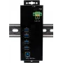Koncentrator USB Exsys EX-1505HMVS 4-portowy USB 3.2 Gen 1 z ochroną ESD 15 kV