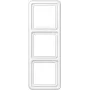 Panel przełączników ścienny JUNG CD 583 WW biały, duroplast, bezśrubowy, 81×223 mm
