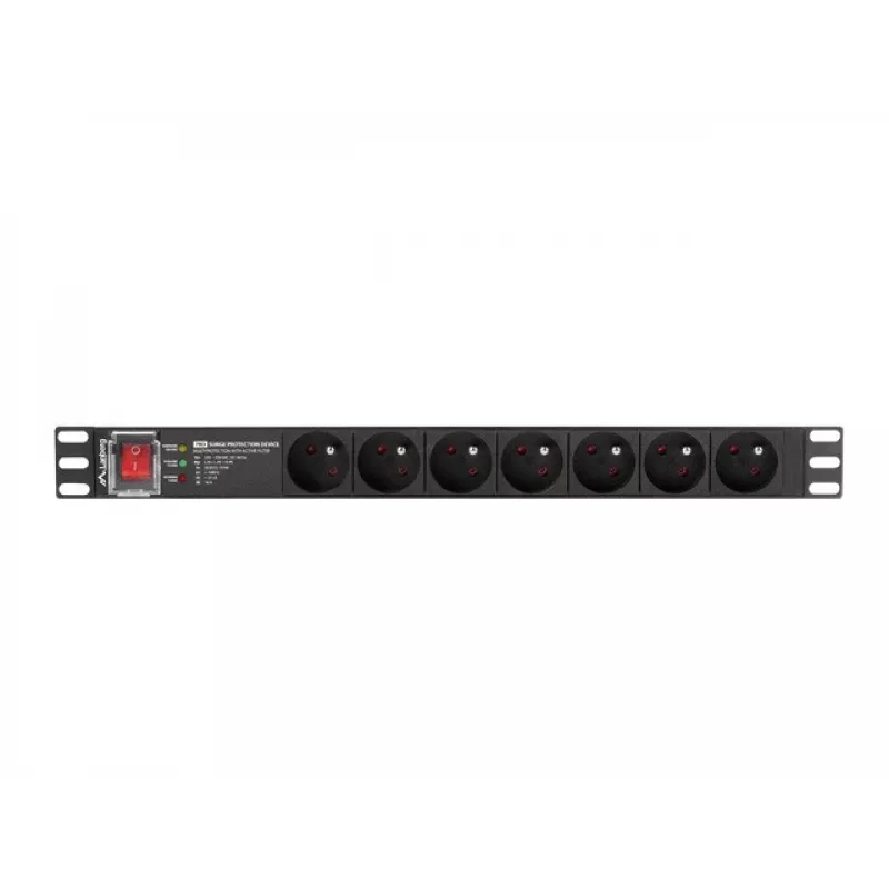 Jednostka dystrybucji zasilania PDU Lanberg PDU-PRO-07E-0200-BK