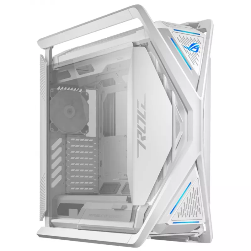 ASUS ROG GR701 Hyperion Biały, PC, Biały, ATX, EATX, micro ATX, Mini-ITX, Aluminium, Multi, Przód