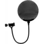 Mikrofon Pop Filter Omnitronic Model 60006250 Metal Czarny, okrągła siatkowa osłona przeciwwietrzna