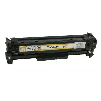 Toner TB kompatybilny z HP CC532A, 100% nowy, żółty