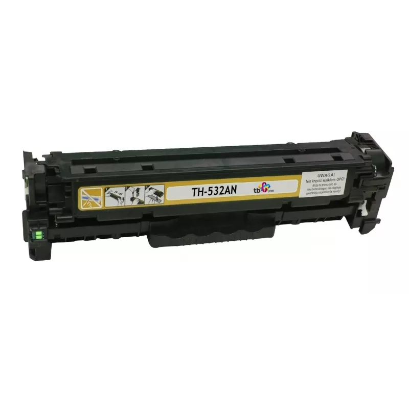 Toner TB kompatybilny z HP CC532A, 100% nowy, żółty