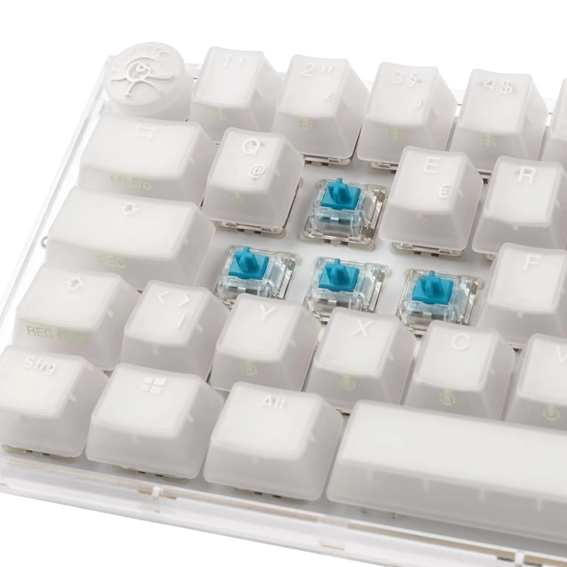 Klawiatura Ducky One 3 Mini do gier USB biała