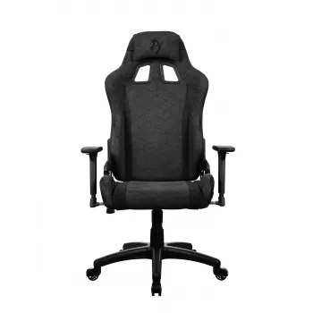Fotel gamingowy konsolowy Arozzi Avanti Dark szary SoftFabric — siedzisko tapicerowane, maks. obciążenie 120 kg